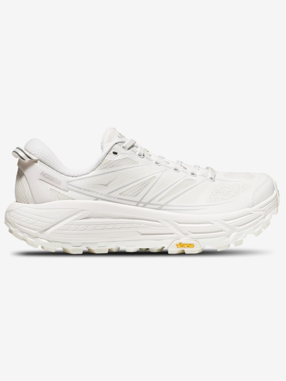 Hoka Womens Mafate Speed 2 white - Picture 2 of 7